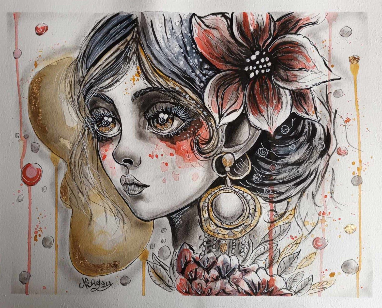 La perle et la fleur