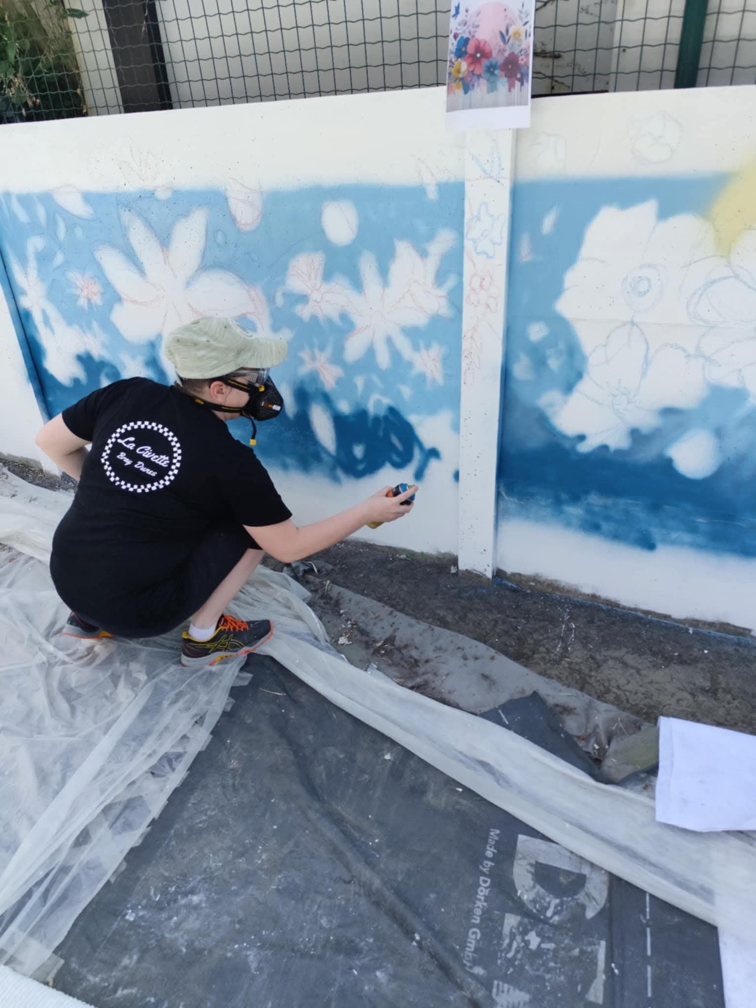 Inspiration de fresque murale organique