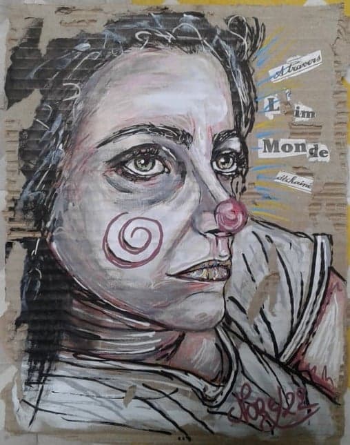 Norel Art dans son atelier